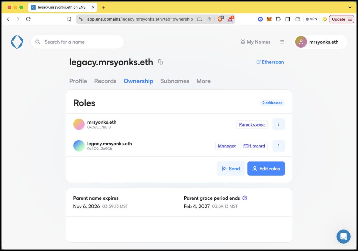 mrsyonks's tweet photo. We (@yonks / @YonksTEAM) are improving our "best practices" surrounding our #crypto #web3 usage of "hot wallets".

ENS updates below (@ensdomains)

legacy.mrsyonks.eth
0x4C9598DFaCc61d5E26541ac27cC1cB0bc793c9Cb

mrsyonks.eth
0xC65b045F09ae2BE4d359cD1e4D7DF1C9C7a7BE18 https://t.co/JHmUsRbpnS