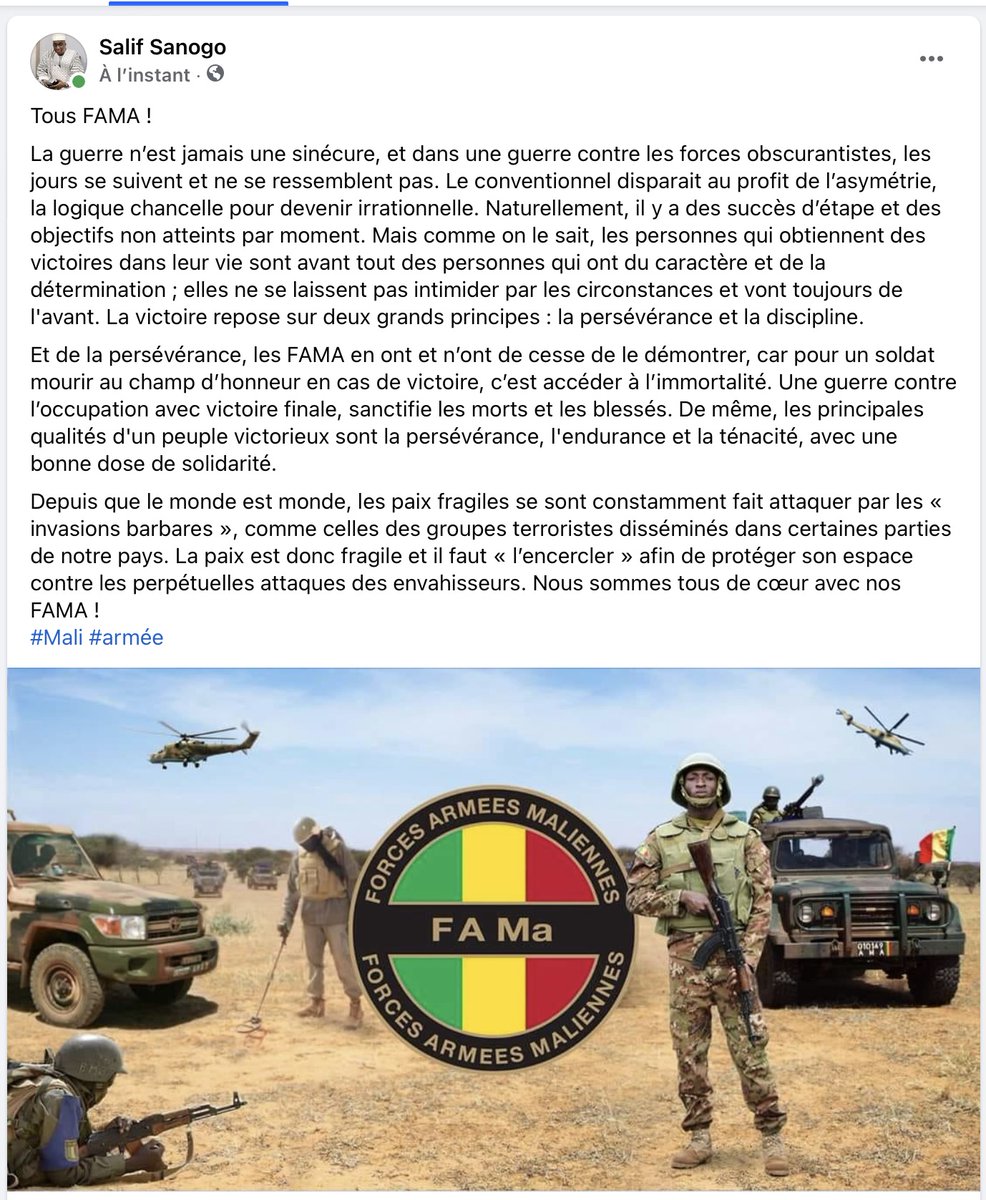 salifsanogo's tweet photo. Tous FAMa ! https://t.co/4mZz8JiJGT