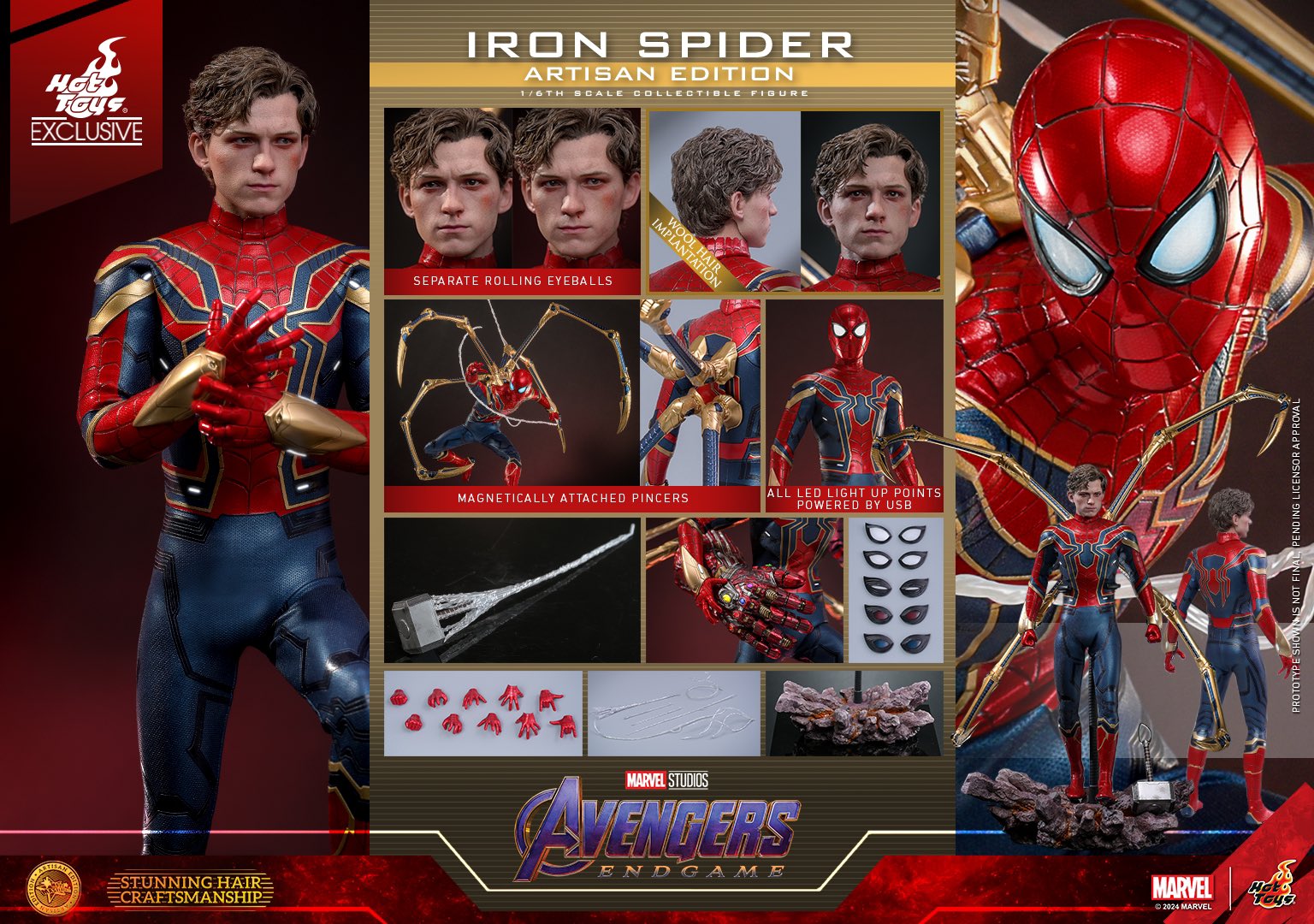 ホットトイズ ムービーマスターピース アイアンスパイダー hottoys Amazon.com: 【ムービー・マスターピース】『アベンジャーズ
