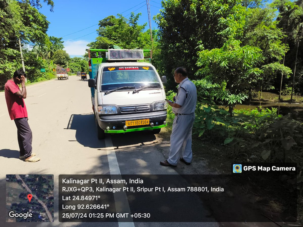 DTOHailakandi99's tweet photo. Enforcement drive against various offences on - 25/07/2024
W/O Tax -05
W/O PUCC- 07
W/L DL- 03
W/O HSRP- 01
W/O Fitness -04
W/O Permit -01
W/O Insurance -03
0thers- 08
@CMOfficeAssam @TransportAssam @Assamroadsafety @keshab_mahanta
@assampolice @gpsinghips #RoadSafety https://t.co/25U69ZNBtd