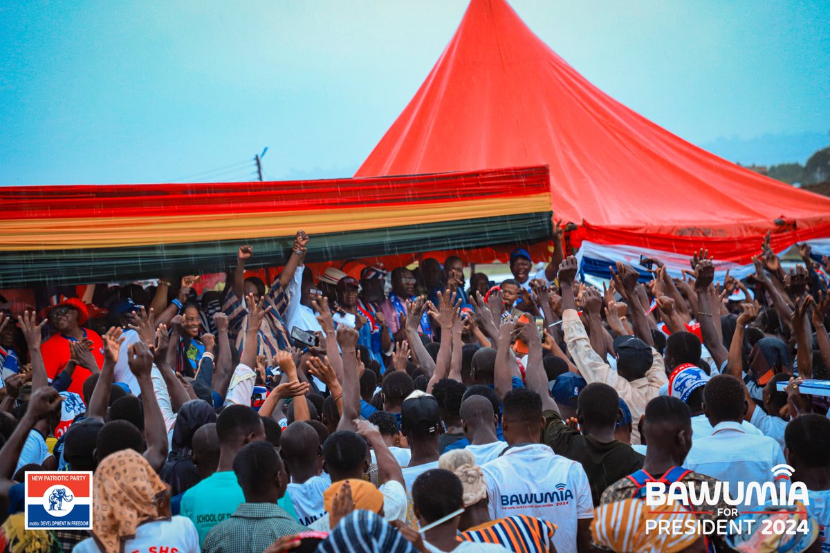 The passion for Ghana's imminent accelerated development was on full display yesterday through the rains in Talensi, Nabdam and Bolga East.

The youth, whose future is of major importance to me, enthusiastically embraced my proposed sector by sector reforms, particularly for