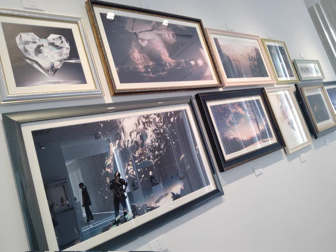 #Rella個展 行ってきました 1枚1枚とても見応えがあって目が幸せでした... 素敵な展示会をありがとうございました!