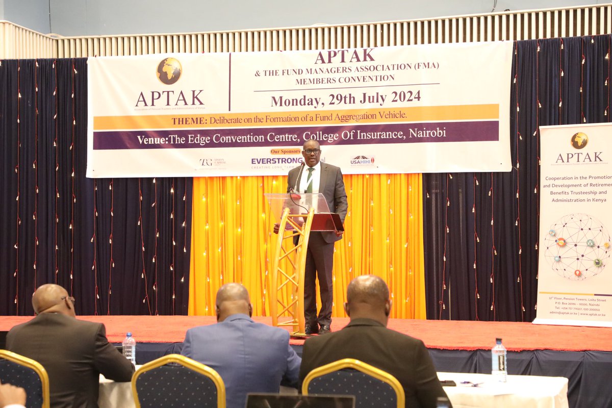 Interesting insights by  the FMA Chairman, Anthony Mwithiga  on exploring the power of diversification and alternative investments  in building a resilient economic landscape for all at the APTAK and FMA Members’ Convention in Nairobi.
#Aptak2024