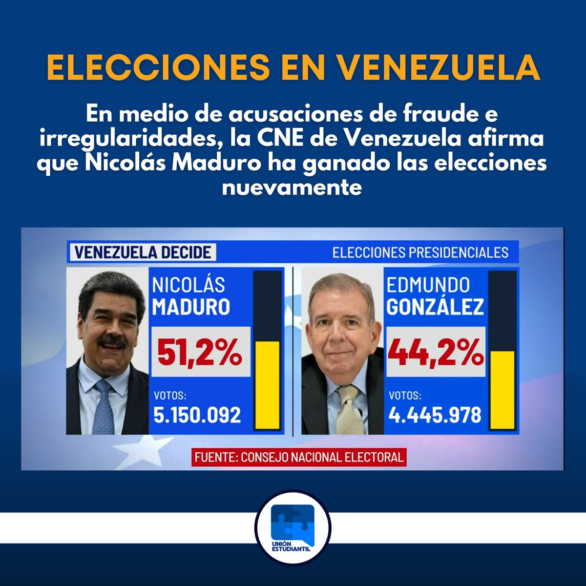 unespucp's tweet photo. Con centros electorales tomados en áreas clave, una manipulación descarada de datos, la interrupción de transmisiones, la represión violenta, el cierre de centros y los bloqueos a testigos opositores se tejieron las artimañas para sostener la dictadura. https://t.co/8bMoQyqcyD