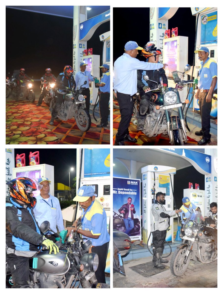 UDAIPURETAILBPC's tweet photo. UDAIPUR RETAIL TERRITORY Officials Welcomed "Kargil Vijay Divas 2024- Motorcycle Rally Riders" on 27th July 2024, at BP Bichhiwara, on NH48, District Dungarpur, Rajasthan.
We also offered water &amp; refreshments to all Riders. They also got fueling from our Retail Outlet. https://t.co/7fha56NstE