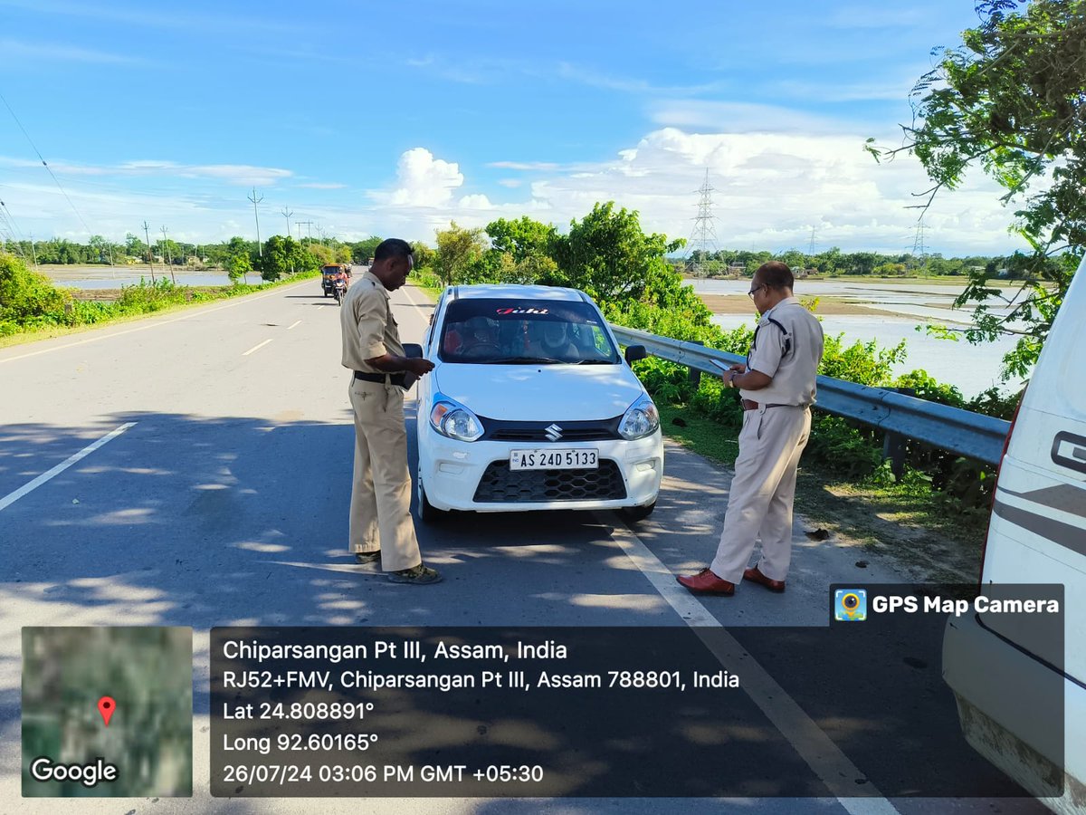 DTOHailakandi99's tweet photo. Enforcement drive against various offences on - 26/07/2024
W/O Tax -03
W/O PUCC- 08
W/L DL- 02
W/O HSRP- 01
W/O Fitness -01
W/O Seat Belt -01
W/O Insurance -03
0thers- 02
@CMOfficeAssam @TransportAssam @Assamroadsafety @keshab_mahanta
@assampolice @gpsinghips #RoadSafety https://t.co/IEXqClClrj