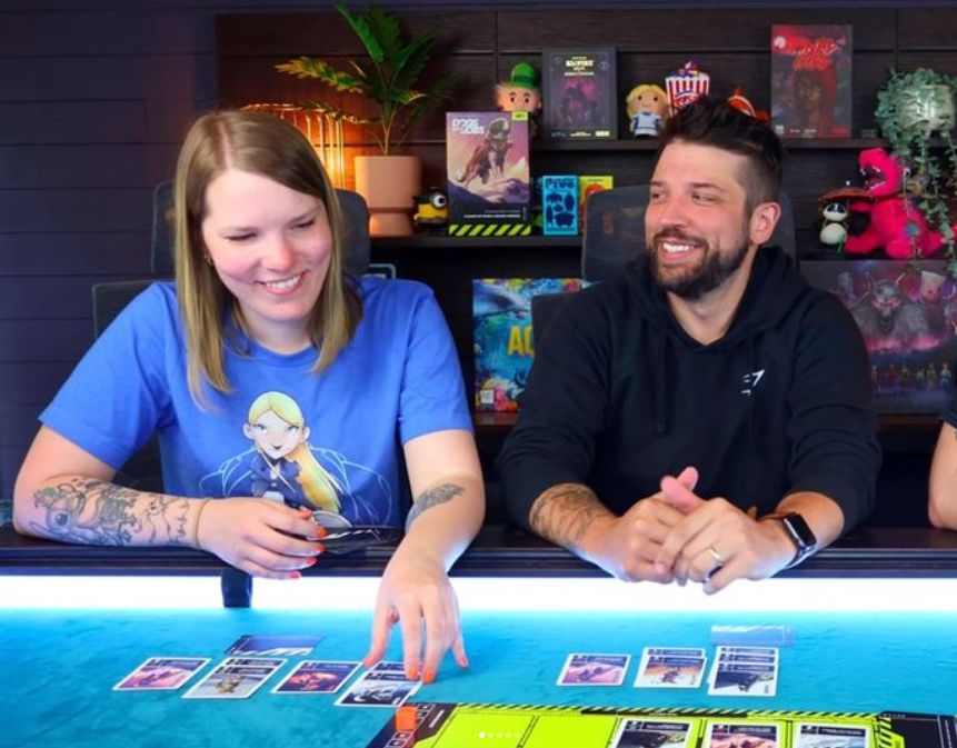 Watch Jeff, Jamie, and Matt from Foster The Meeple tackle a full play-through of Dogs With Jobs! Yes, the last slide accurately conveys what a brain burner it can be! 😂 We did say, “be prepared to face the challenge”! Check out <a href="/fosterthemeeple/">Foster the Meeple</a> on YouTube to watch!