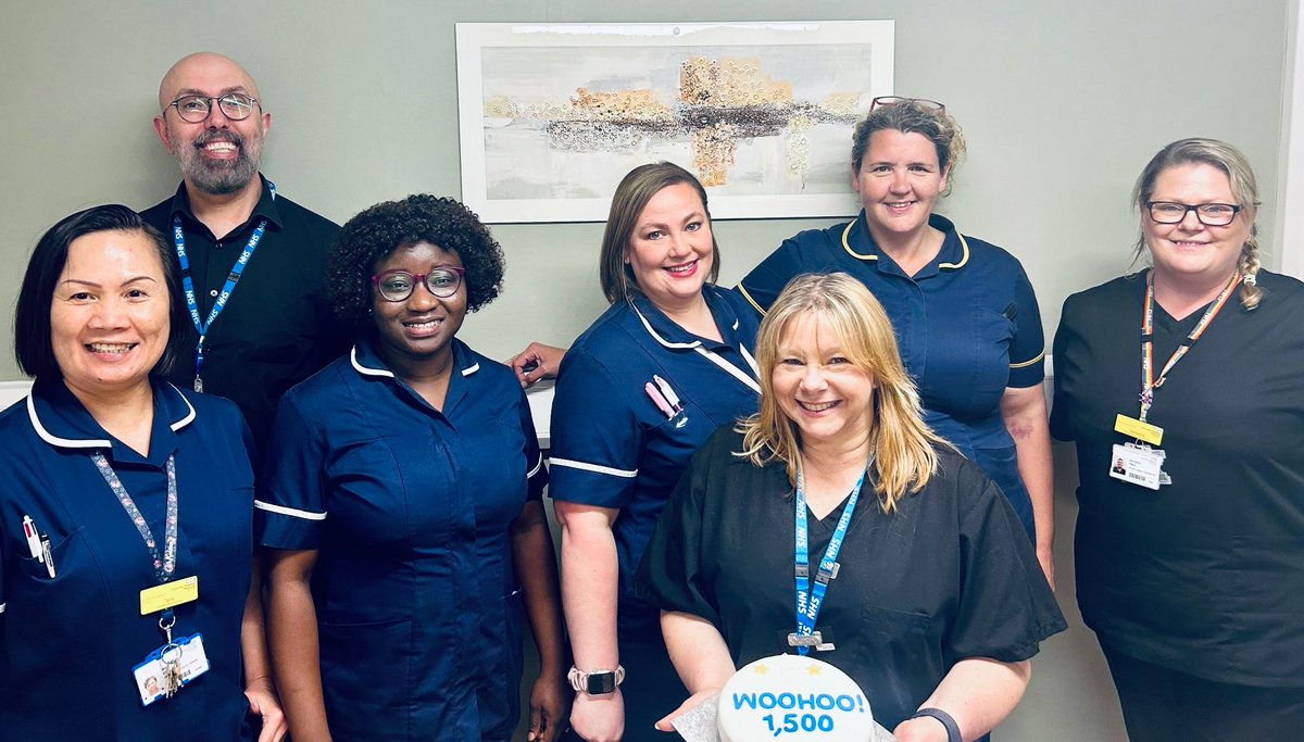 Virtual Ward UHP (@virtual_ward) on Twitter photo We hit a milestone on Friday - 1,500 referrals in to the VW!! And what better way to celebrate a fab team than with cake! Here’s to many more referrals to come. <a href="/UHP_NHS/">University Hospitals Plymouth NHS Trust</a> #OneBigTeam We hit a milestone on Friday - 1,500 referrals in to the VW!! And what better way to celebrate a fab team than with cake! Here’s to many more referrals to come. <a href="/UHP_NHS/">University Hospitals Plymouth NHS Trust</a> #OneBigTeam