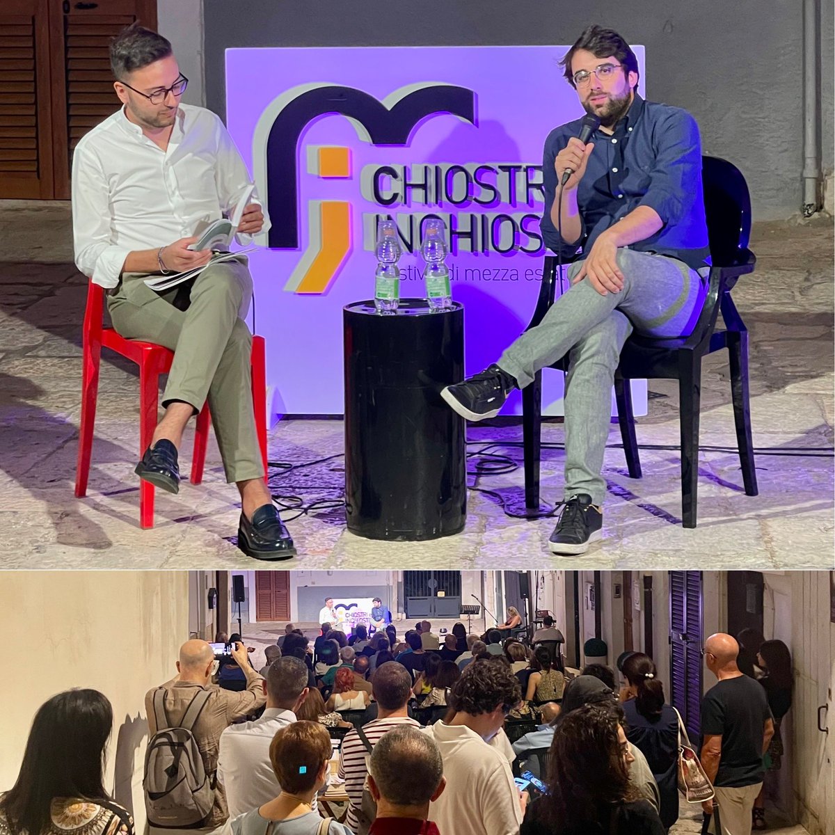 Una calorosa e splendida accoglienza ieri sera a #noci al festival letterario "Chiostri e Inchiostri" dove ho presentato "Salviamo l'Europa" 📚🇪🇺<a href="/mariettieditore/">Marietti1820</a> 

La #puglia regala sempre emozioni speciali!