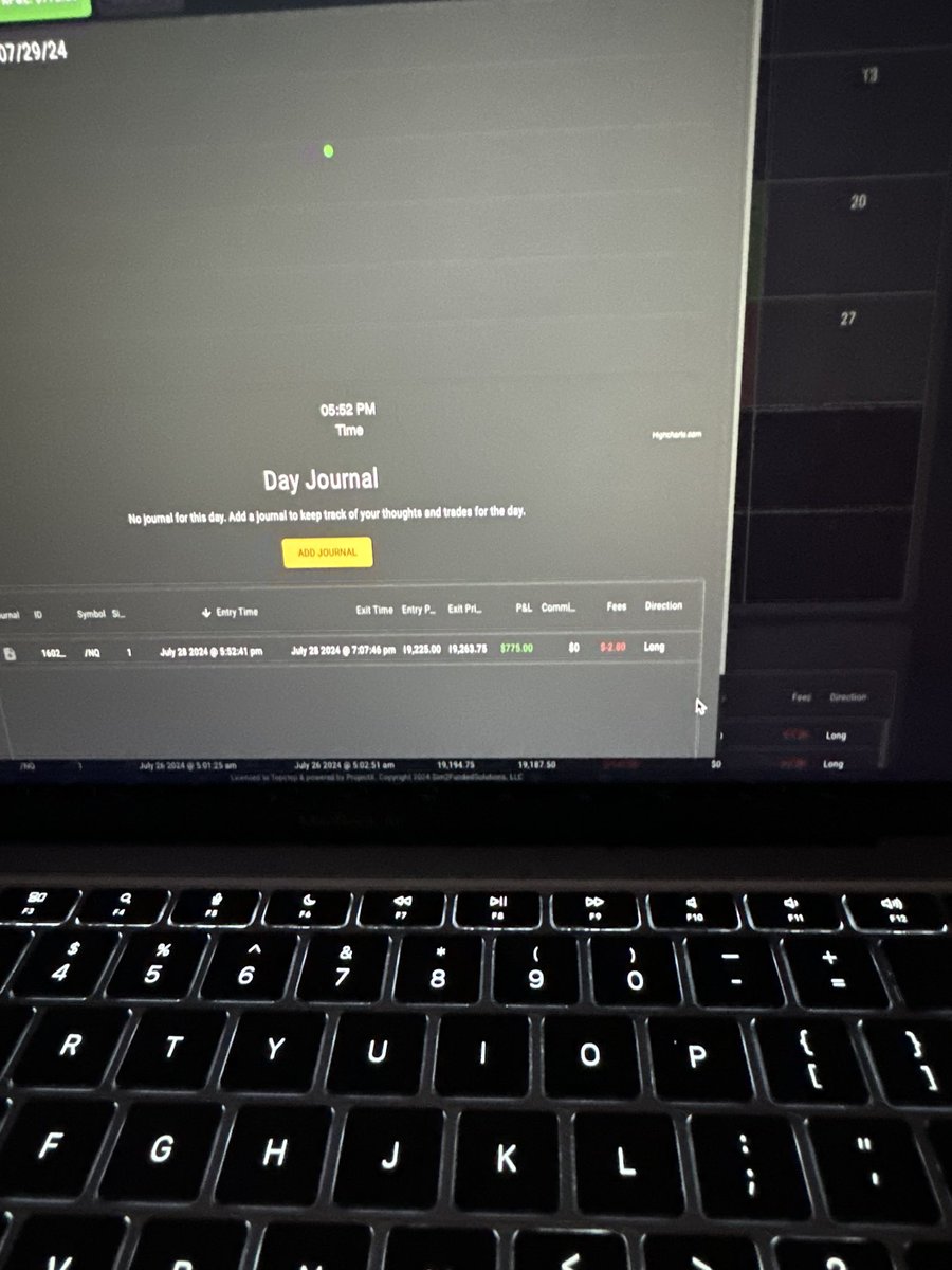 Axel_trades's tweet photo. If y’all still don’t have a Topstep account, go get one, get into futures, stop losing money on options. The time is near where I’m going full speed on futures, transferring everything to my futures account $NQ https://t.co/0NefRlEm7y