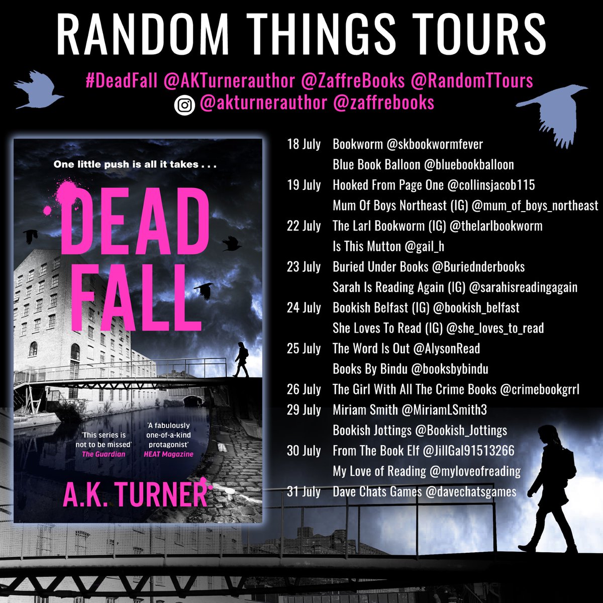 MiriamLSmith3's tweet image. It’s my turn on the blog tour for @AKTurnerauthor’s #Deadfall - book 4 in the mortuary technician #CassieRaven series, read my thoughts and more below 

#AMothersMusingsSunderland @RandomTTours #AKTurner #PhyllidaFyte #CamdenTown #London #AMakemMothersMusings #ForensicThriller