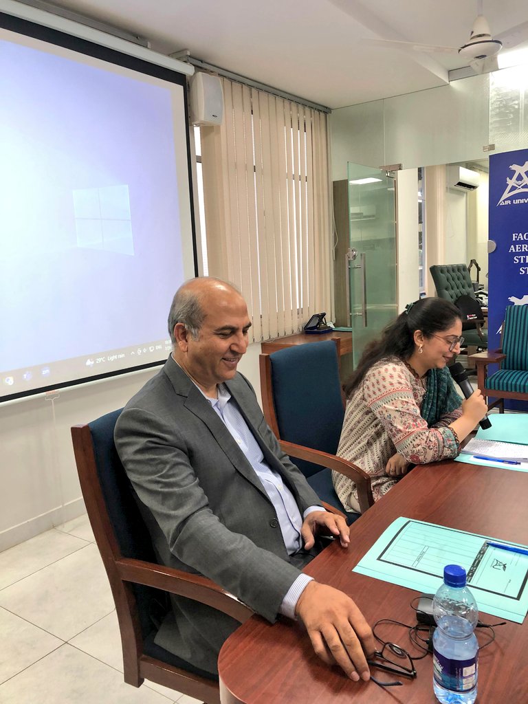 fass_air's tweet image. Kicking off week 2 of #FASSWKSP24 with 🎙️ Dr. @adilsultan speaking on #StrategicStability in #SouthAsia, with our Reasearch Associate, Ms. Jugnoo Aijaz moderating the session 📚✨ 

#islamabad #SecurityIssues #AirUniversity

@Aiza_Azam @Ash_Turk007 @ayesha_ajm @f_aider @zmzahid30
