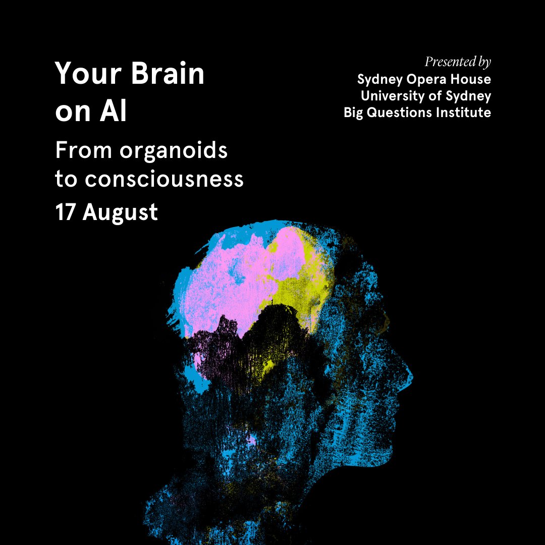 Sydney_Ideas's tweet photo. This @Aus_ScienceWeek join @sydney_business A/Prof @sandraapeter, #PaulDavies, @ineshipolito & @ANeuroExplorer to discuss #AI & journey into a future coming sooner than you think!
Presented by @SydOperaHouse @Sydney_Uni & #BigQuestionsInstitute
🎟️Book: https://t.co/Cm8K0ca15b https://t.co/ENtk5yMUlx