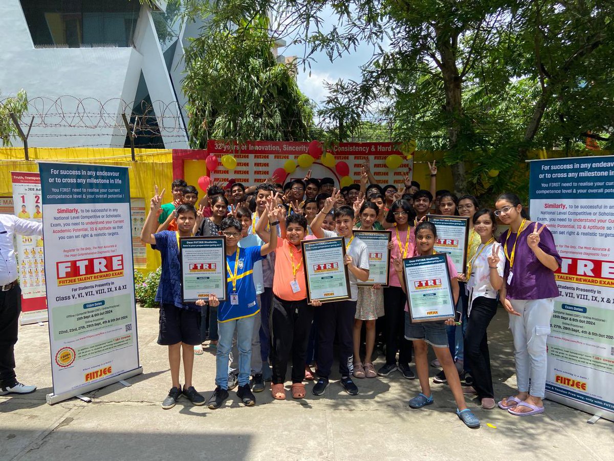 Fiitjee_Noida's tweet image. 🎉 FTRE 2024 Launch at FIITJEE Noida!
We are thrilled to launch the FTRE 2024 Exam at our Noida centre, where students and faculties came together to mark the beginning of an exciting academic journey. 🌟

#FTRE2024 #FIITJEENoida #ScholarshipExams #EducationForTomorrow