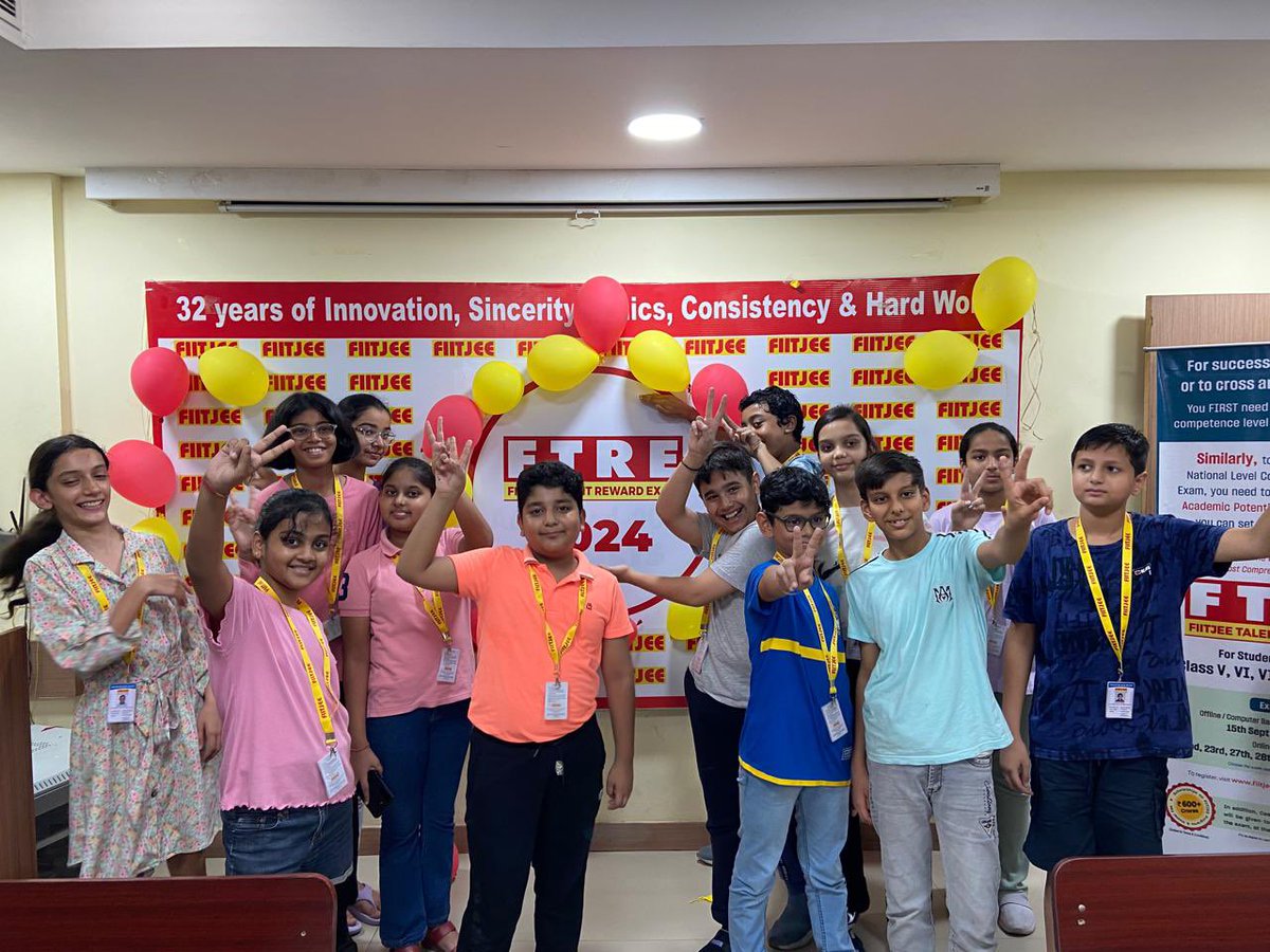 Fiitjee_Noida's tweet image. 🎉 FTRE 2024 Launch at FIITJEE Noida!
We are thrilled to launch the FTRE 2024 Exam at our Noida centre, where students and faculties came together to mark the beginning of an exciting academic journey. 🌟

#FTRE2024 #FIITJEENoida #ScholarshipExams #EducationForTomorrow