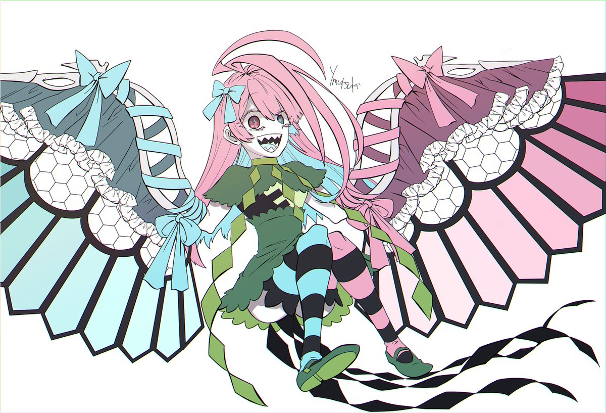 「【オリジナル】ジャブジャブ鳥 」|幽棲ムツキ@skebのイラスト