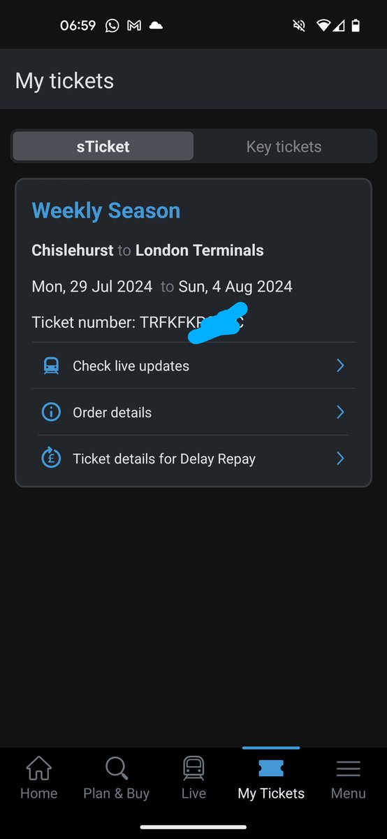 moreshaw's tweet photo. @Se_Railway First time sticker user here. Where do I find the ticket??? This is all I see in "My tickets". https://t.co/MEhk0AAOhH