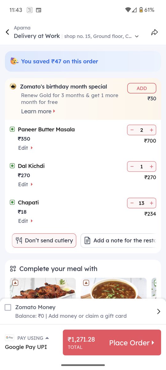 SimbleSense's tweet photo. Aparna restaurant Sion https://t.co/xH7gNKtp5W