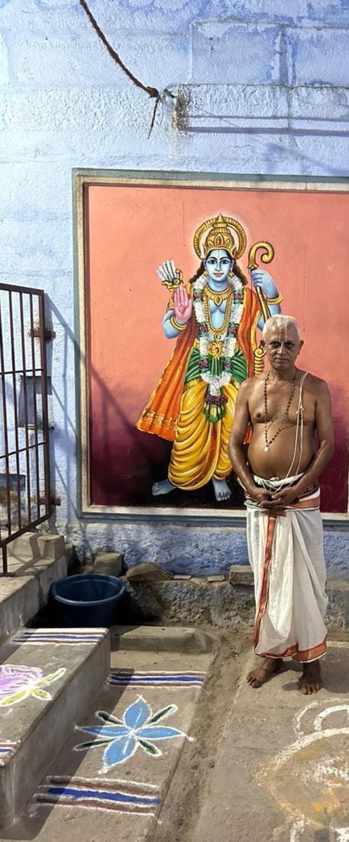 indiccollective's tweet photo. Through your generous support, Sadagopan of Cheranmahadevi has become the first archaka to receive monthly financial assistance. Requesting everyone to support the sevayats in village temples by donating at: https://t.co/uoPpwlqcAC https://t.co/9BMbXBTOLZ