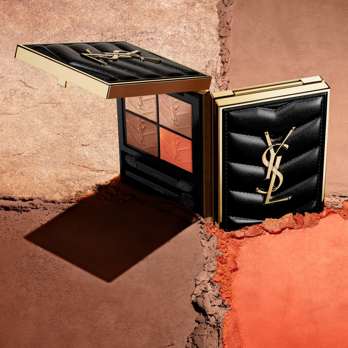 YSL様 Saint Laurent Envelope Triquilt Medium YSL Shoulder Bag in Grained