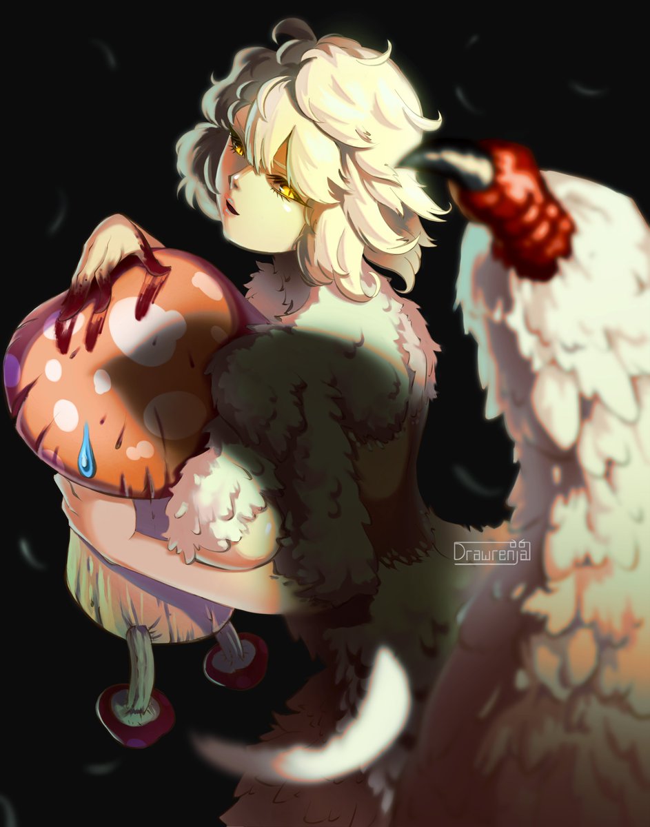 Falin and the lucky mushroom (Dungeon Meshi)
