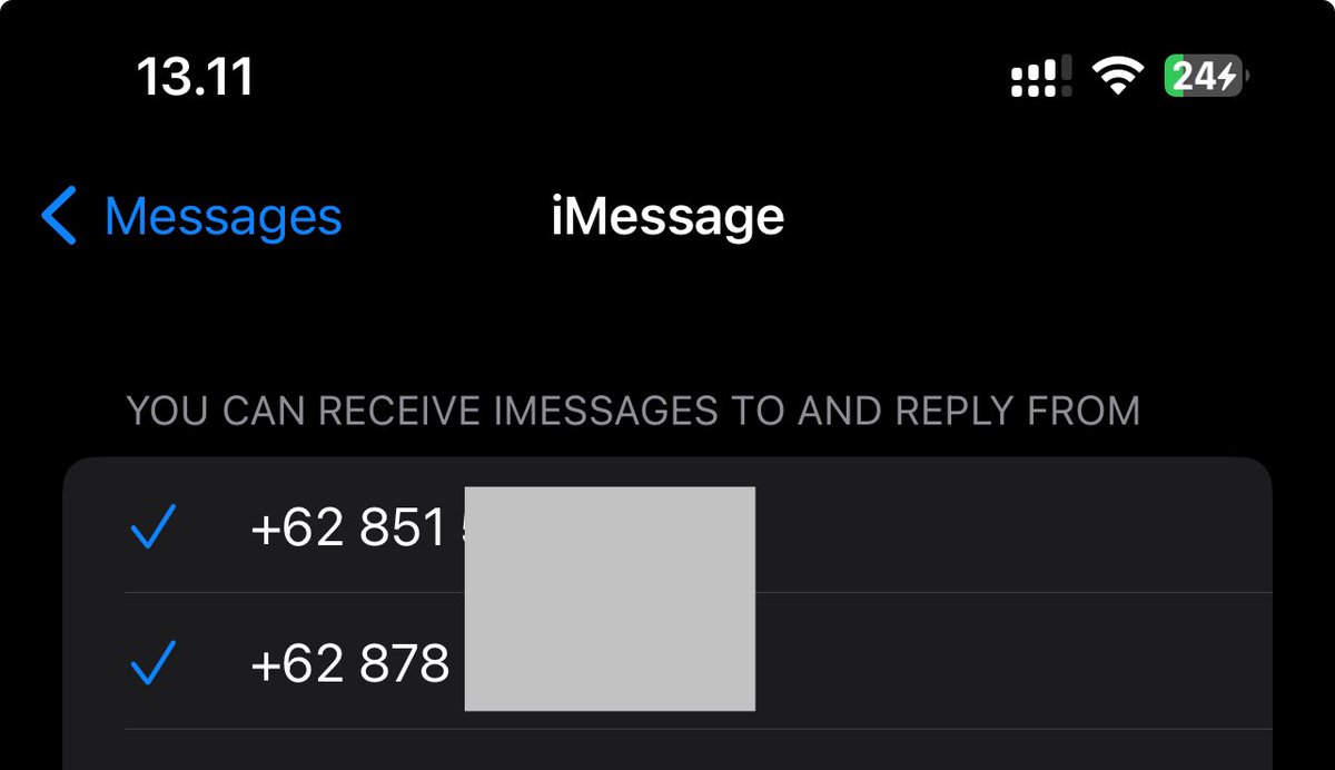 Info: Nomor XL sudah bisa aktivasi lagi utk iMessage &amp; FaceTime

cc <a href="/myXLCare/">myXLCare</a>