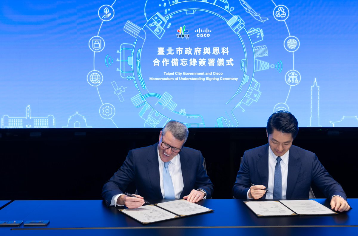 ciscoapac's tweet image. 🔒 New Taiwan #Cybersecurity Center 
🌱 Net-zero carbon emissions by 2050 
🚢 Modernizing and protecting ports

Learn about our initiative in Taiwan that is boosting cyber resilience, sustainability, and AI. cs.co/6017cYZ4v

#CiscoCDA