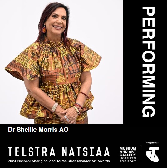 Ceremony | 2024 Telstra National Aboriginal and Torres Strait Islander Art Awards  📅 Friday 9 August ⏰ 6pm - 10pm 🎟 FREE
MAGNT, Darwin / Larrakia Country

#2024TelstraNATSIAA #NATSIAA #MAGNT #Aboriginalart #aboriginalandtorresstraitislanderart #DrshelliemorrisAO
