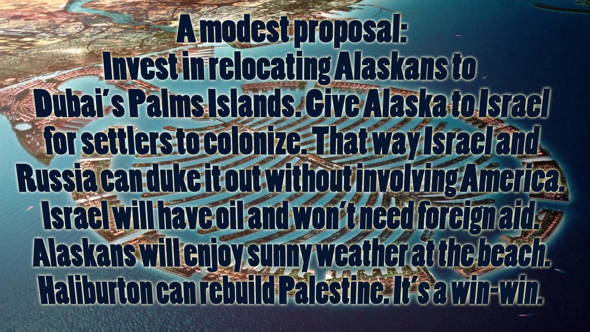 wildmonkeysects's tweet photo. @AdameMedia Give them Alaska. https://t.co/vYaoDEGjuj