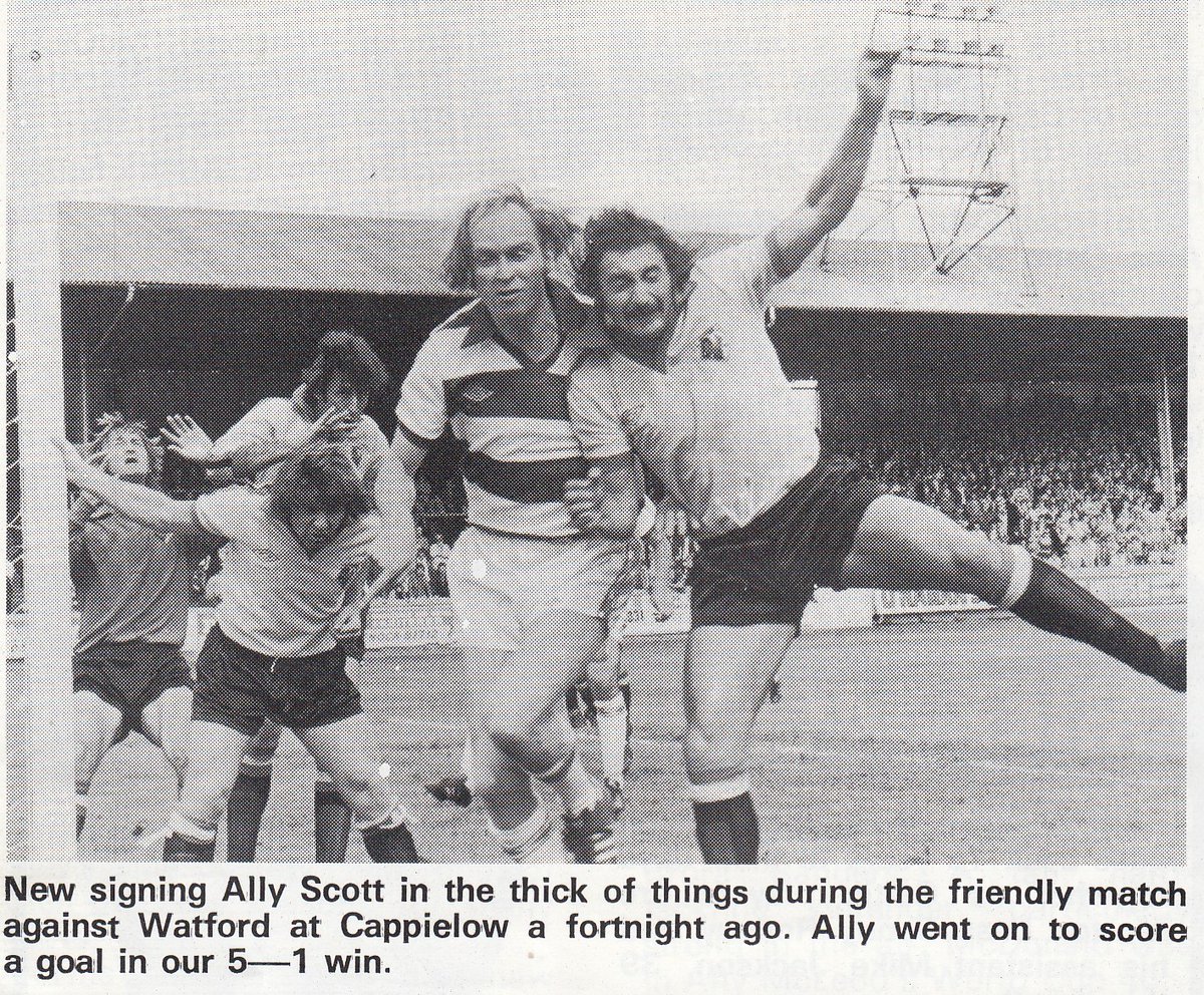 mooneyleon's tweet image. 29th July 1978

Goals from Bobby Thomson, Andy Ritchie, Ally Scott, Bobby Russell and John McNeil gave @Morton_FC a thumping 5-1 win over Graham Taylor's @WatfordFC in a friendly at Cappielow.

@Chrismcnulty75 @1874_ton @postcode_