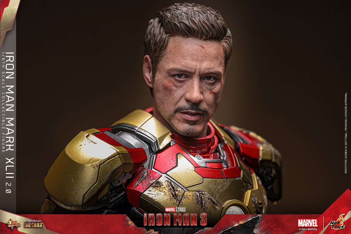 映画『IRON MAN 3』のアイアンマン・マーク42が、ホットトイズの 