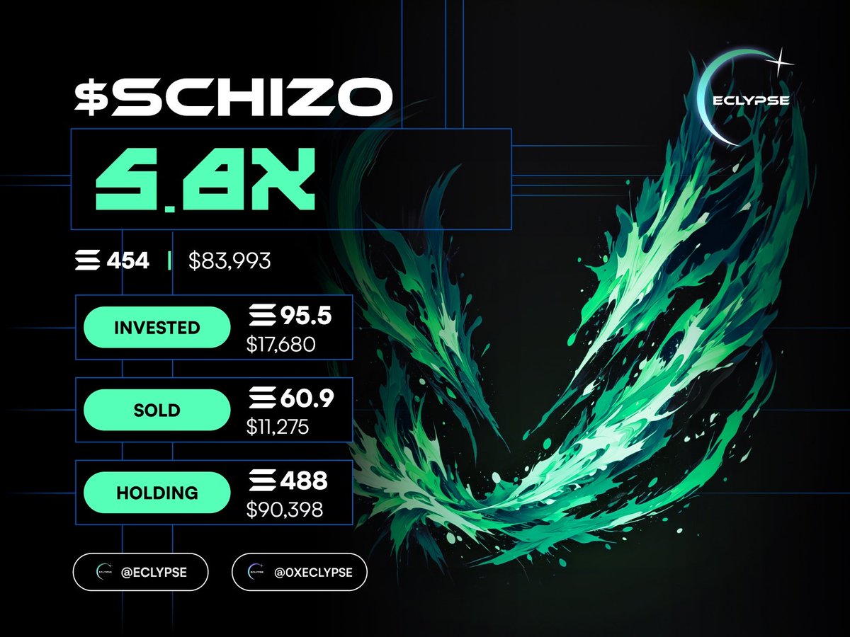 0xEclypse's tweet photo. I guess we're a little $schizo

Application in bio. Opening spots soon. https://t.co/DTzyceNnoZ