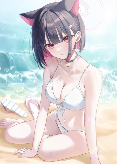 #ブルアカ 水着カズサ