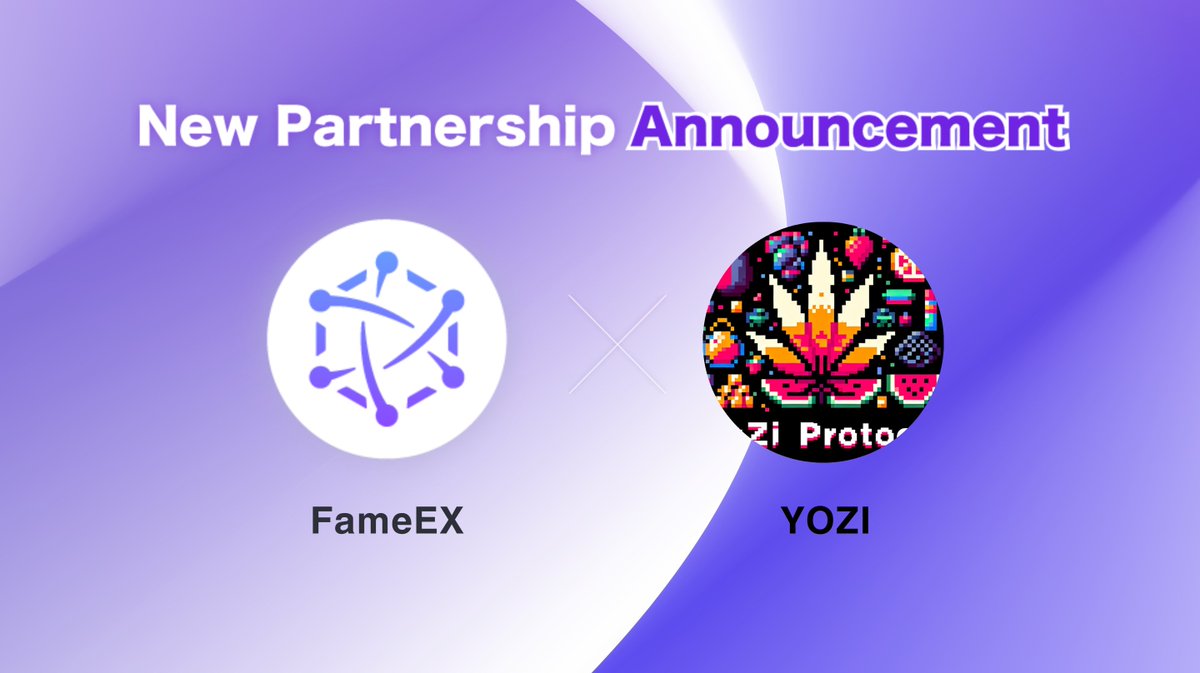 FameEX GLOBAL (@fameexglobal) on Twitter photo 🔥 FameEX new #listing partnership: $YOZI <a href="/YoZiProtocol/">YoZi Protocol</a>
#YoZi Protocol is a new experimental token standard and asset management protocol for creators and developers alike!
🤝 Stay tuned for $YOZI listing & more events together! 🔥 FameEX new #listing partnership: $YOZI <a href="/YoZiProtocol/">YoZi Protocol</a>
#YoZi Protocol is a new experimental token standard and asset management protocol for creators and developers alike!
🤝 Stay tuned for $YOZI listing & more events together!