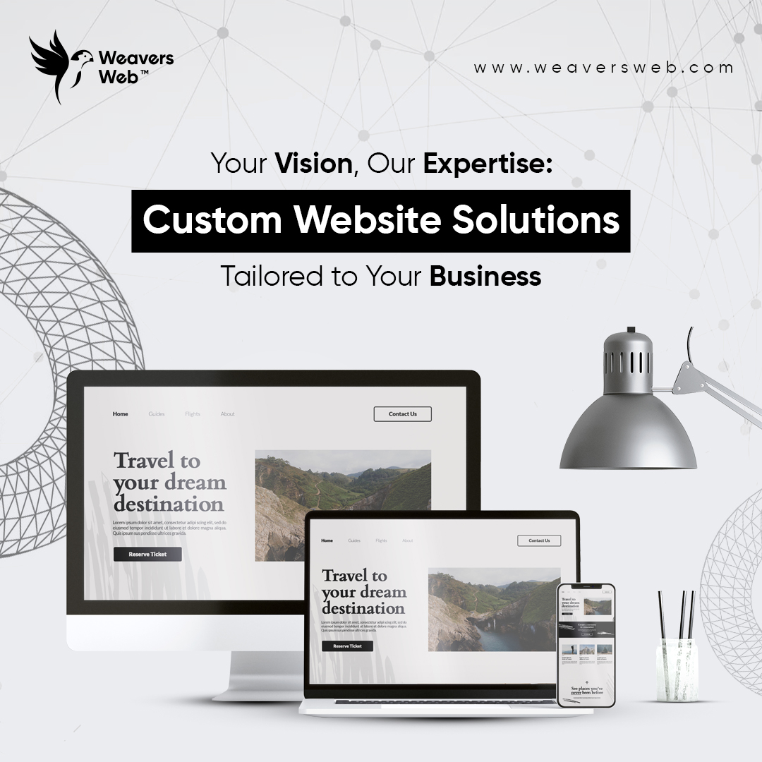 weaverswebs's tweet image. At Weavers Web Solutions, we turn your vision into reality with custom #website_solutions tailored to your #business needs. Trust our expertise to create a standout #online_presence. Contact us at info@weavers-web.com or visit weaversweb.com.
#WebDevelopment