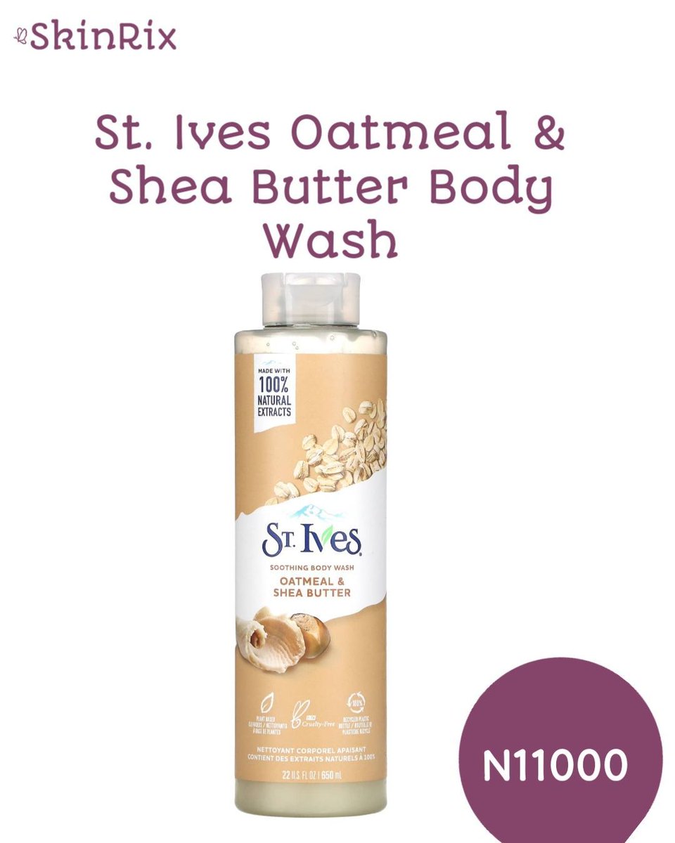 beyoutifit's tweet image. 🧴St. Ives Oatmeal and Shea Butter Body Wash 
🎗️Soothe dry skin
🎗️Evens skin tone

🏷️N11000

Click ⬇️ to order buff.ly/4bLklAS

#skinrix