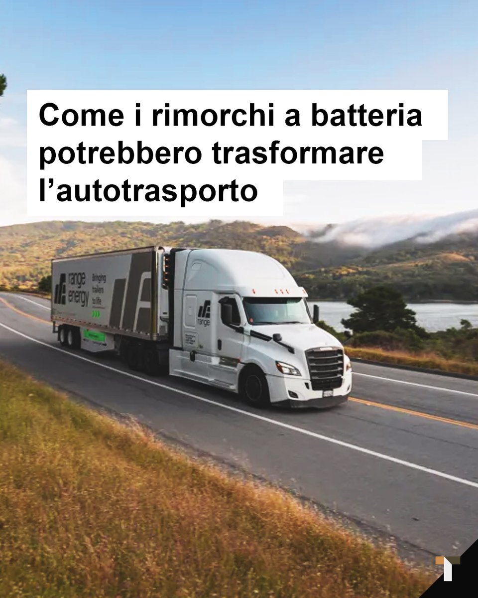 techreviewIT_'s tweet image. 🚛 Come i #rimorchi a #batteria potrebbero trasformare l’autotrasporto.

Range Energy sta costruendo rimorchi per contribuire a ridurre le #emissioni degli autocarri pesanti.

Leggi l’articolo 👇🏻
tinyurl.com/3tmk82ay