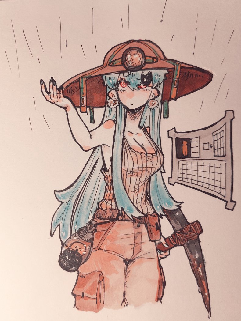 HATE243's tweet photo. My new oc? She's pretty ngl
#Minecraft #fanart #traditionalart #markers https://t.co/jNJcJWQ3uv