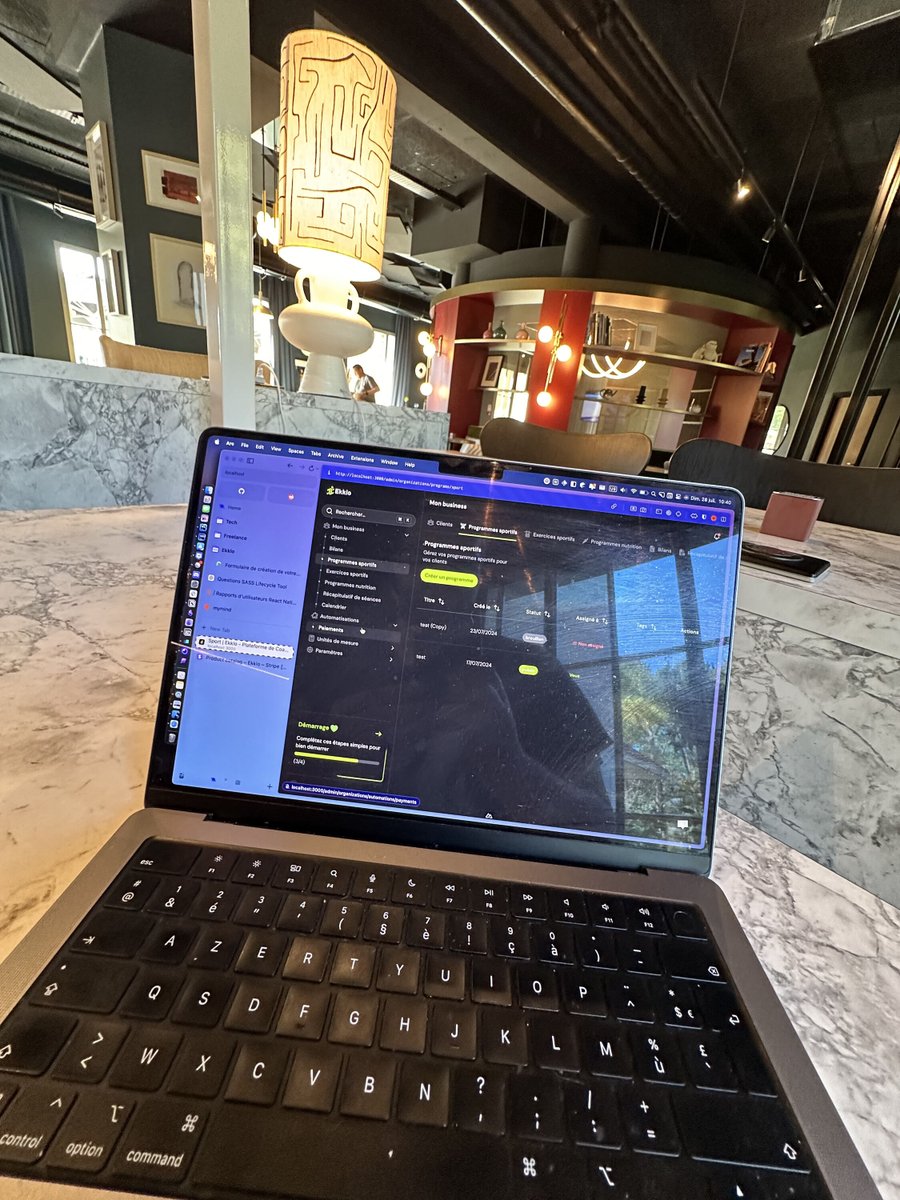 Nouvelle semaine, nouveaux objectifs : 

✅ Lancer la fonctionnalité nutrition
📊 Boucler l'administratif (enfin!)
🤝 Calls clients
⚙️ Avancer sur la feature d'automatisation 

On ne lâche rien ! 💪 #BuildingInPublic"