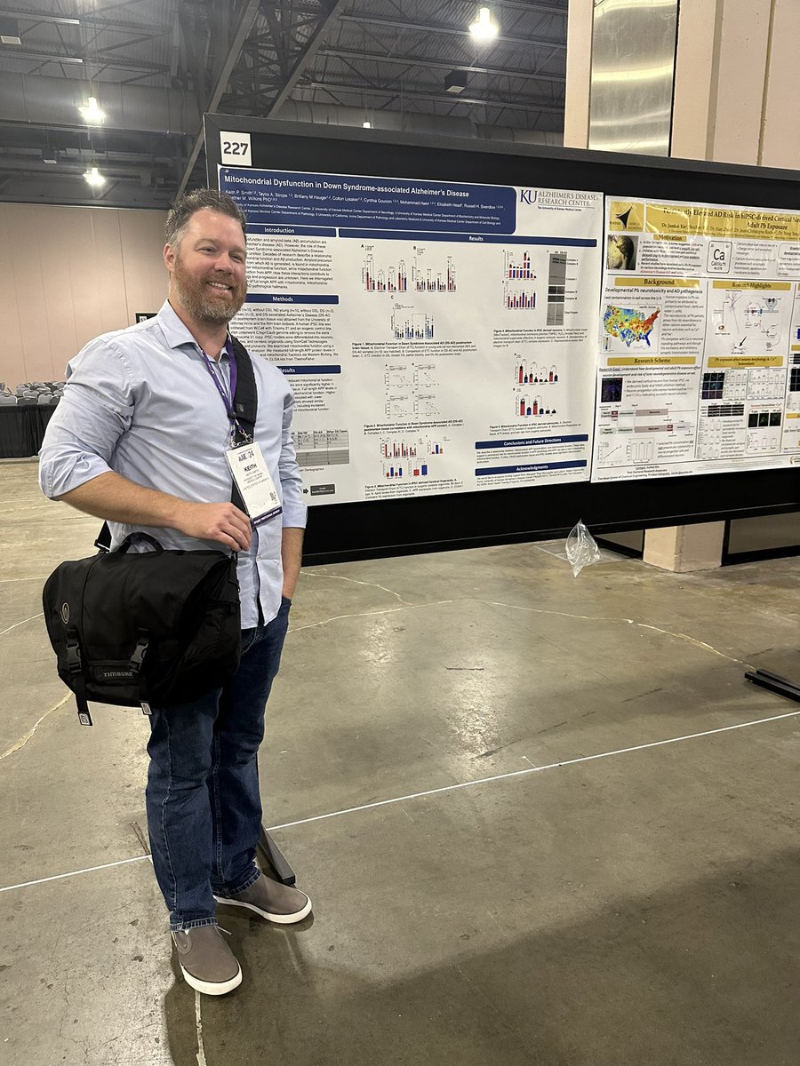 Heather Wilkins (@drheaterw) on Twitter photo AAIC day 2! <a href="/KUALZ/">KU Alzheimer's Disease Research Center</a> looking at mitochondria in Down Syndrome AD <a href="/ElzHead/">Dr. Elizabeth Head</a> AAIC day 2! <a href="/KUALZ/">KU Alzheimer's Disease Research Center</a> looking at mitochondria in Down Syndrome AD <a href="/ElzHead/">Dr. Elizabeth Head</a>