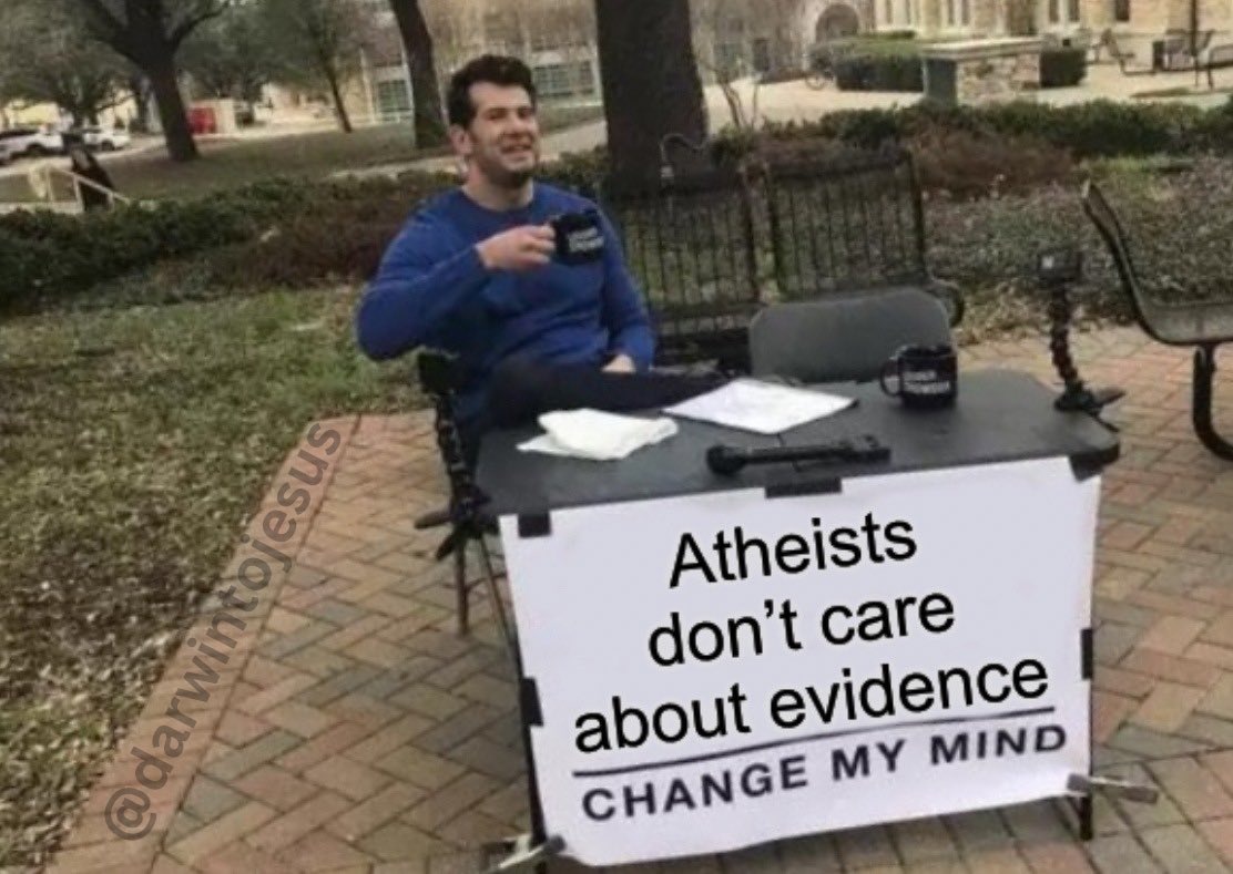 Darwin to Jesus tweet media