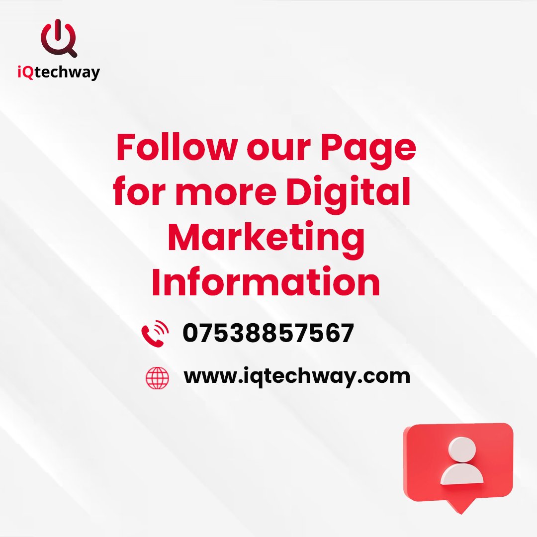 iqtechway_'s tweet photo. 🚀 6 Digital Marketing Terms You Should Know! 🚀

Understanding key digital marketing terms can transform your strategy and 6 essential terms:

1. Niche🎯
2. Content Calendar📅
3. SEO (Search Engine Optimization)🔍
4. CTR (Click-Through Rate) 📈
5. ROI💰
6. Call to Action (CTA)📢 https://t.co/53ZTaYZ9T7