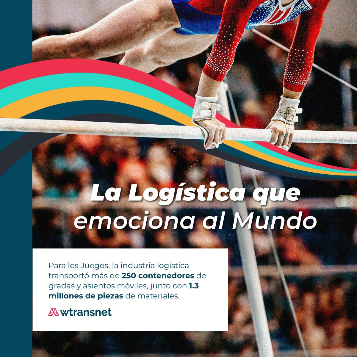 ¡Una tarea monumental! 🚚 Para los juegos de París, la industria logística transportó más de 250 contenedores de gradas y asientos móviles, además de 1.3 millones de piezas de materiales 🏟️ ow.ly/w1r250SH23A
