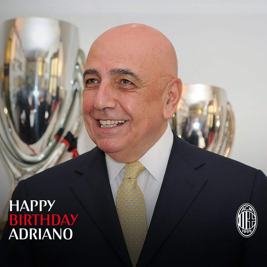 acmilan's tweet photo. A huge part of our history: Adriano Galliani turns 80 today 🥳
 
#SempreMilan