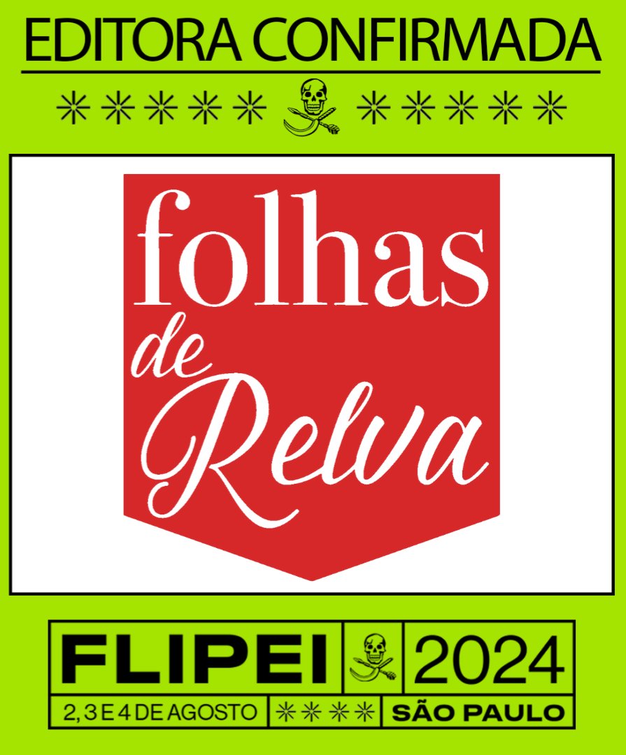 de_edicoes's tweet photo. Este ano a Folhas de Relva Participa da Flipei, que acontece em São Paulo. Vamos? 📚🍃 https://t.co/y8fM4RY8rv