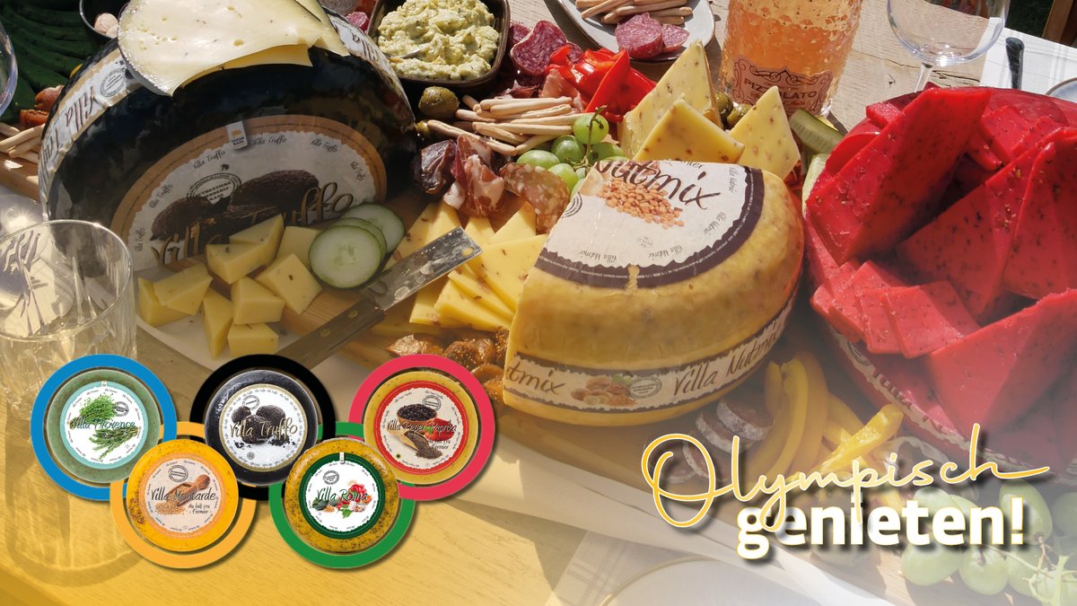 Olympisch genieten met onze Villa Kruidenkazen! Voor elke kleur ring hebben wij een bijpassende Villa Kruidenkaas voor je geselecteerd. Kijk op onze website voor meer informatie: treurkaas.nl/olympische-spe… #olympischespelen #kruidenkaas #kaas #treurkaas #tips #verkooptips