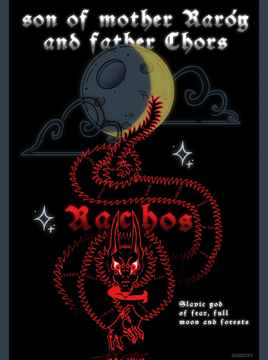 milkchoccky's tweet photo. RACHOS is a demigod, a legend that comes from the Czech Republic, specifically from the Kลivoklรกtskรฝ forest. ๐
#cz #digitalart #slavicgod #Rachos https://t.co/95QK4V84N2