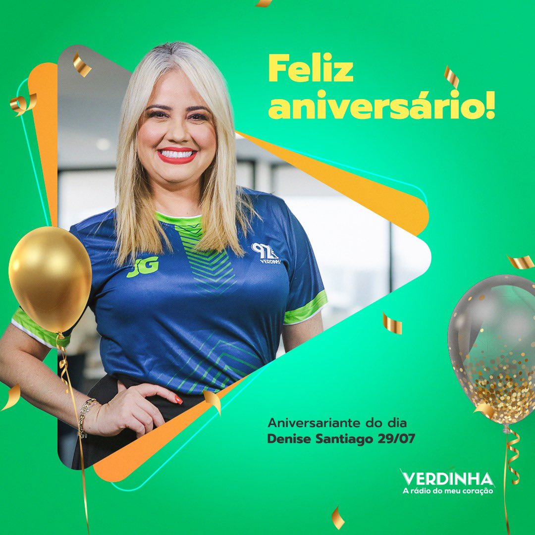 Hoje é o dia dela: a nossa GATA SHOW 🐱

Feliz novo ciclo para nossa querida Denise Santiago! Desejamos saúde, sucesso e muitas alegrias nesse novo ciclo de vida. 💚

Deixe aqui sua mensagem de parabéns pra ela! 🎉

#Aniversário #DeniseSantiago #Verdinha