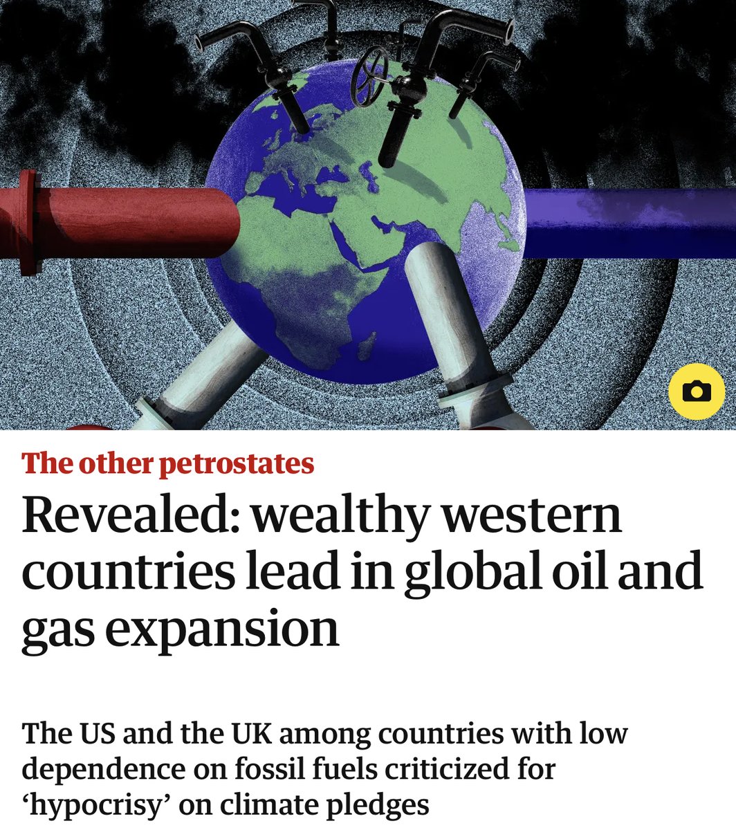 StopCambo's tweet photo. REVEALED 📈: A surge in new oil and gas exploration threatens to release 12bn tonnes of CO2.

Leading the way? 

The tiny club of wealthy countries - including the UK and Norway - who call themselves 'climate leaders' on the world stage.