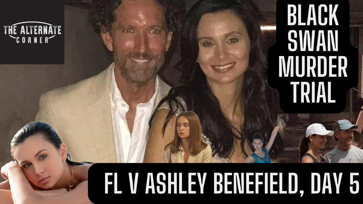 Come over to watch Day 5 of the #AshleyBenefieldTrial at 8.30amEST // 1.30pm UK Time. #BlackSwanTrial #AshleyBenefield #DouglasBenefield